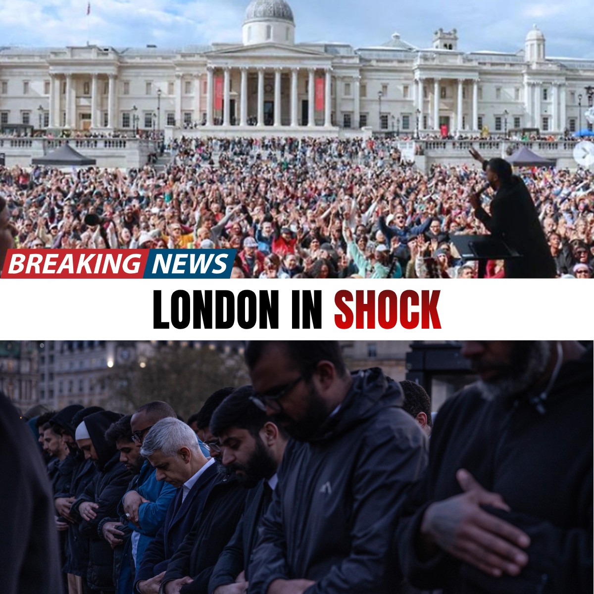 Trafalgar Square just became the epicenter of a spiritual earthquake! phunhoang - BuzzDay