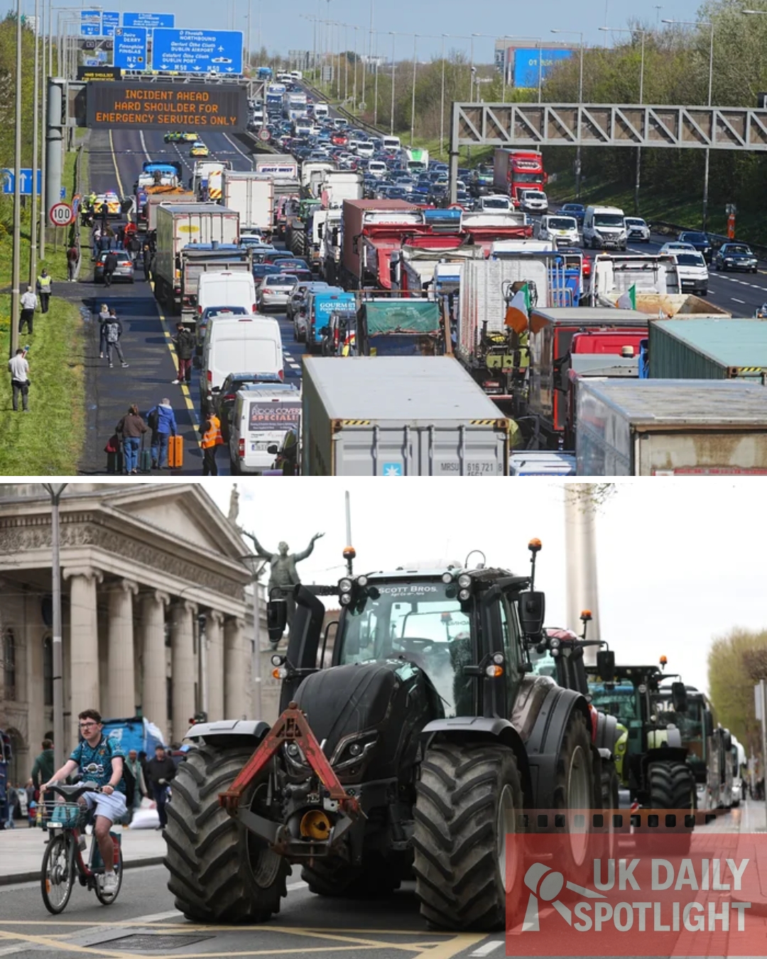 Irish protesters ready to shut down the country amid fury over fuel prices as army placed ‘on standby’ - BuzzDay