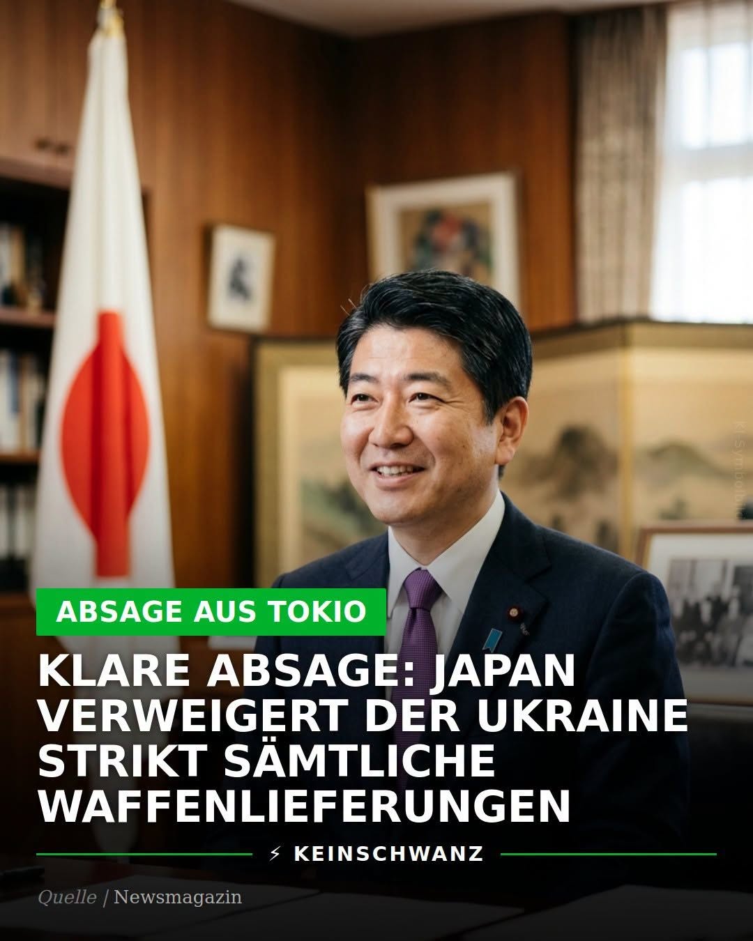 Japan zieht eine klare rote Linie: Warum Kiew trotz gelockerter Exportregeln keine japanischen Waffen erhält.TA - BuzzDay