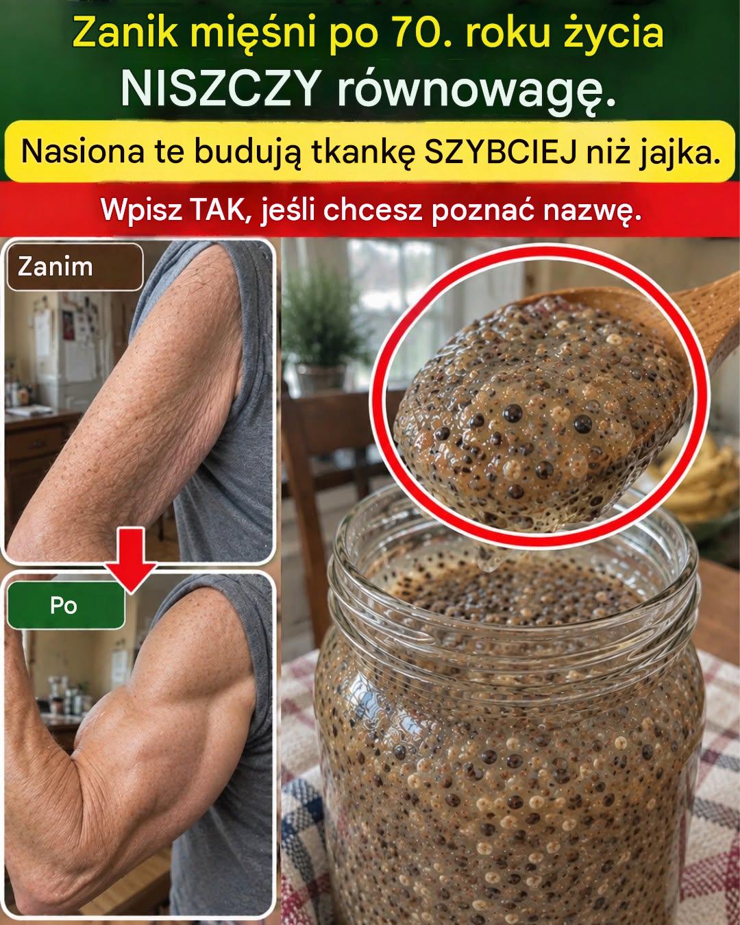 Utrata masy mięśniowej po 70.: Nasiona dostarczające więcej białka, magnezu i wspomagające regenerację_c - BuzzDay