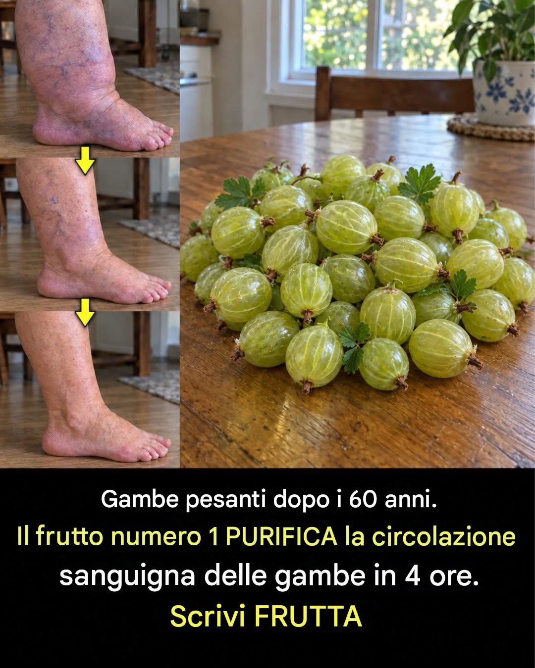 Gambe pesanti dopo i 60 anni: un rapido miglioramento con questa routine a base di frutta nascosta._c - BuzzDay